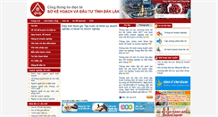 Desktop Screenshot of daklakdpi.gov.vn